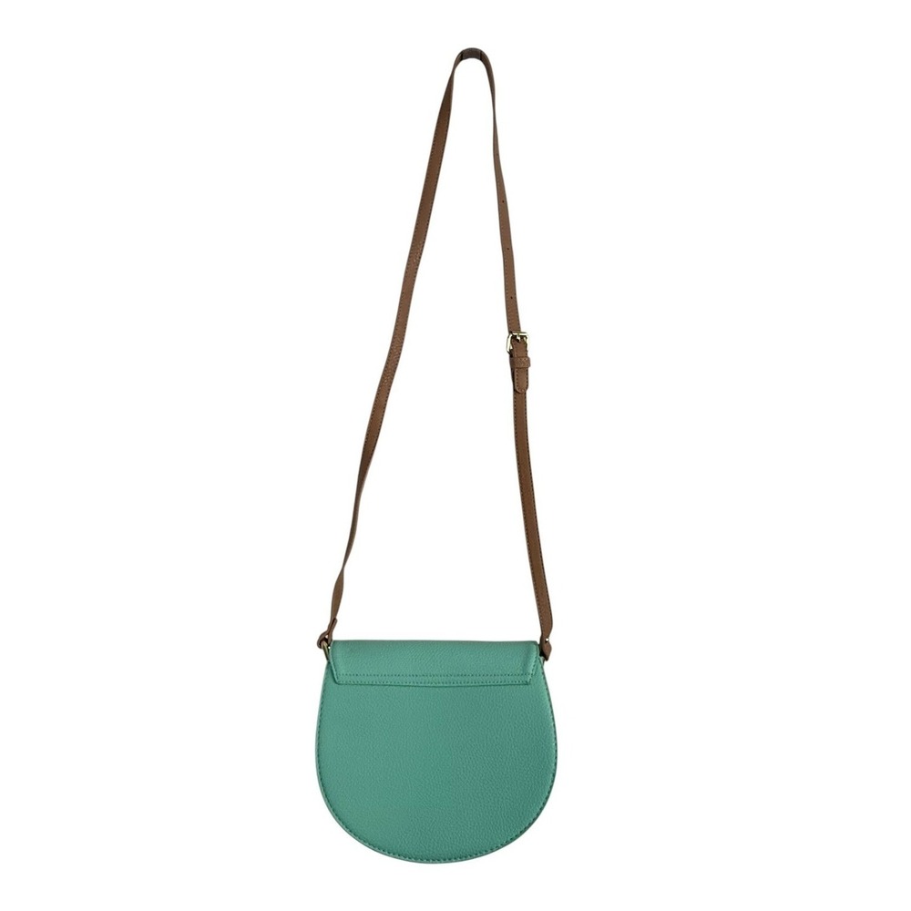 Charming Charlies Wonder Crossbody Bag Small Aquamarine Tan Tassel Saddle‎ Purse - Picture 2 of 10